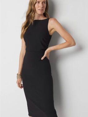 NWT White House Black Market Scuba Sheath Dress